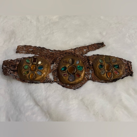 Unique Handmade Woven Bohemian Hippie Festival Belt, 1970s-1980s Era - Picture 2 of 15